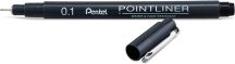 Pentel Pointliner tűfilc 0,1 mm - fekete