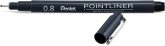 Pentel Pointliner tűfilc 0,8 mm - fekete 