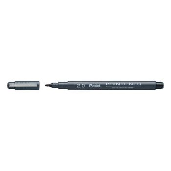 Pentel Pointliner kalligráfia 2,0 mm -fekete