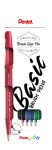 Pentel Brush Sign Pen kalligrafikus hajlékony hegyű ecsettoll szett 4 db-os - fekete, piros, kék, zöld Pentel Brush Sign Pen kalligrafikus hajlékony hegyű ecsettoll szett 4 db-os - fekete, piros, kék, zöld