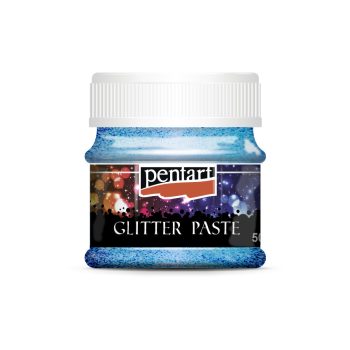 Pentart Glitterpaszta finom 50 ml világoskék