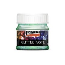 Pentart Glitterpaszta finom 50 ml világoszöld
