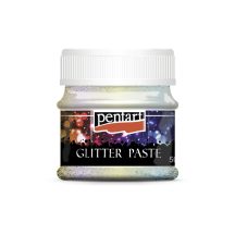 Pentart Glitterpaszta finom 50 ml szivárvány