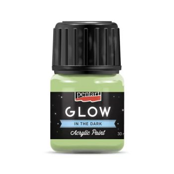 Pentart GLOW Sötétben világító akrilfesték 30 ml Green