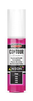 Pentart Kontúrozó festék 20 ml -  Neon Pink