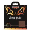 Dekorfólia bronz 14 x 14 cm, 5 db/csomag Dekorfólia bronz 14 x 14 cm, 5 db/csomag