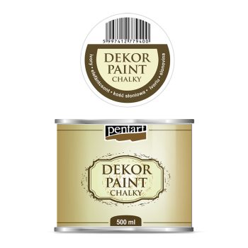 Pentart Dekor krétafesték 500 ml elefántcsont