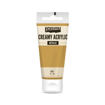 Pentart Krémes akrilfesték metál 60 ml Gold