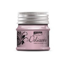 Pentart Delicate textil- és bőrfesték 50 ml lilaezüst