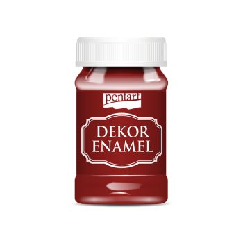 Dekor zománcfesték 100 ml Bordó