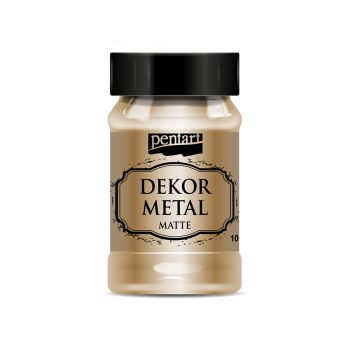 Pentart Dekormetál matt 100 ml bronz