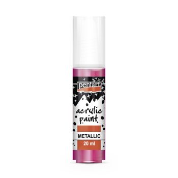 Pentart Metál akrilfesték 20 ml magenta