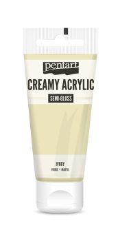 Pentart Krémes akrilfesték selyemfényű 200 ml elefántcsont