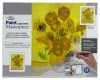 Kifestő készlet vászonra, akrilfestékkel, ecsettel, felnőtteknek - 23x31 cm - Van Gogh: Napraforgók Kifestő készlet vászonra, akrilfestékkel, ecsettel, felnőtteknek - 23x31 cm - Van Gogh: Napraforgók