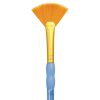 Soft Grip ecset - Legyező ecset, Gold Taklon szőrrel - 1-es méret Soft Grip ecset - Legyező ecset, Gold Taklon szőrrel - 1-es méret