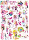 Kicsi karton Barbie matricák Kicsi karton Barbie matricák