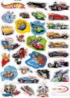 Kicsi karton Hot Wheels matricák Kicsi karton Hot Wheels matricák