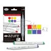 Filctoll készlet, AZURE Marker, 6+1 db-os, Alapszínek Filctoll készlet, AZURE Marker, 6+1 db-os, Alapszínek