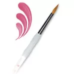 Ecset, Soft Grip vegyes szintetikus és természetes szőrű ecset kerek 4 Ecset, Soft Grip vegyes szintetikus és természetes szőrű ecset kerek 4