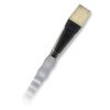 Ecset, Soft Grip hosszú nyelű fehér sörte lapos ecset 12 Ecset, Soft Grip hosszú nyelű fehér sörte lapos ecset 12