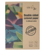 SMLT Platinum pasztell ívek mappában - A4 120g - 16 különböző színű ív