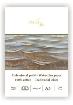   Akvarelltömb - SMLT Art Professional Watercolor 300gr, 10 lapos művésztömb A3-as méretű