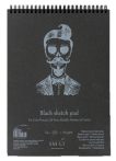 Pasztelltömb - SMLT Black Sketch Pad 165gr - 20 lapos A5