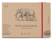   Vázlattömb - SMLT Sketch authenticbook - Natúr, 28 lapos, 17,6x24,5cm