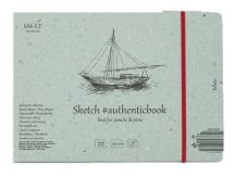  Vázlattömb - SMLT Sketch authenticbook - Fehér, 90gr, 32 lapos, 17,6x24,5cm
