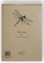   Vázlattömb - SMLT Sketch Pad - Krémszínű, 80gr, 100 lapos A4