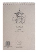 Vázlattömb - SMLT Sketch Pad - Natúr, 100 gr 70 lapos A5