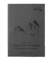   Kalligráfiatömb mappában - SMLT Calligraphy - Lettering Pad, 100g, 50 lapos, A5