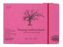   Rajztömb - SMLT Drawing authenticbook - Fehér, 120gr, 32 lapos, 17,6x24,5cm
