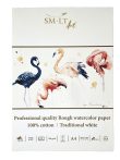   Akvarelltömb - SMLTArt Professional Watercolor 300gr, 100% pamut, érdes felületű - 10 lapos művésztömb A4-es méretű