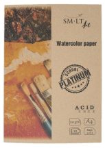   Akvarellpapír ívek mappában - SMLT Platinum Watercolor 220gr, 20 lapos A4
