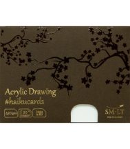   Akril festőkártyák dobozban - SMLT Acrylic haikucards - 420gr, 12 lapos, A5