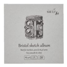   Bristol mini album - SMLT Bristol sketch album 185gr, 32 lapos, 9x9cm