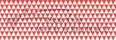   Happy Papír kétoldalas - piros-fehér, geometrikus háromszögek mintás karton 29,5x20cm, 1 lap