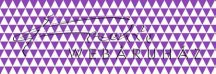 Kartonpapír - Lila-fehér, geometrikus háromszögek mintás karton 29,5x20cm, 1 lap
