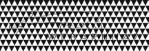Kartonpapír - Fekete-fehér, geometrikus háromszögek mintás karton 29,5x20cm, 1 lap