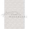 Kartonpapír - Esküvői Starlight mintás fehér és ezüst design karton, A4 - 25 lap