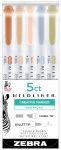 Zebra Mildliner Szövegkiemelő Szett - Neutral - 5 db-os készlet Zebra Mildliner Szövegkiemelő Szett - Neutral - 5 db-os készlet