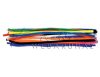 Zseníliadrót 6mm-es, 30cm hosszú - vegyes színekben, metál és neon színek is - 10 db / csomag