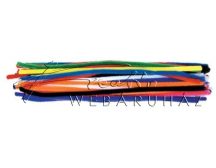   Zseníliadrót 6mm-es, 30cm hosszú - vegyes színekben, metál és neon színek is - 10 db / csomag