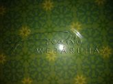 Transzparens papír - Arab mintás, zöld színű