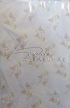 Transzparens papír - Esküvői fehér, összefonódó szívek, pezsgőspoharak, stb. minta, 20x30 cm, 4 lap