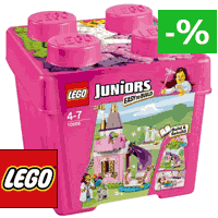 LEGO JUNIORS rózsaszín építőjáték