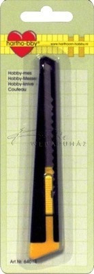 Fémnyelű hobby kés - pattintható pengével, 9 mm-es - Sniccer